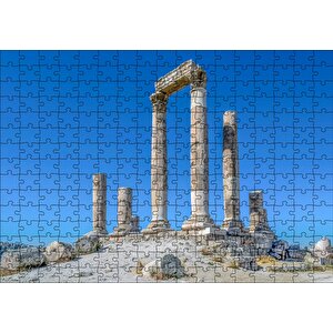 Herkül Tapınağı Kalıntıları Sütunlar Puzzle Yapboz Mdf Ahşap 255 Parça