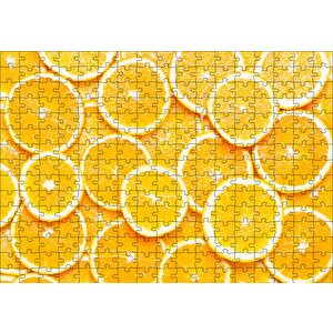 Cakapuzzle  Dilim Portakallar Puzzle Yapboz Mdf Ahşap