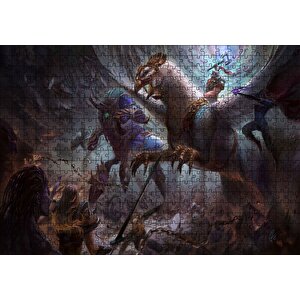 Heroes Of The Storm Oyun Görseli Puzzle Yapboz Mdf Ahşap 500 Parça