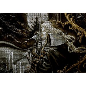 Castlevania Games Mumlar Savaşçı Görseli Puzzle Yapboz Mdf Ahşap 1000 Parça