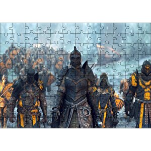 For Honor Oyunundan Savaş Sahnesi Puzzle Yapboz Mdf Ahşap 120 Parça