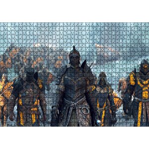 For Honor Oyunundan Savaş Sahnesi Puzzle Yapboz Mdf Ahşap 1000 Parça