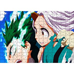 Anime My Hero Academia Eri Izuku Midoriya Görseli Puzzle Yapboz Mdf Ahşap 255 Parça