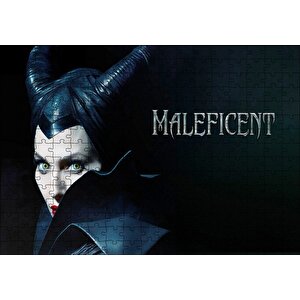 Maleficent Ana Karakter Puzzle Yapboz Mdf Ahşap 255 Parça