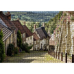 Shaftesbury Mistik Avrupa Kasabası Puzzle Yapboz Mdf Ahşap 1000 Parça