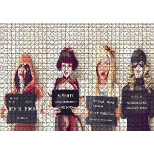 Olağan Şüpheliler Alternatif Kadınlar Puzzle Yapboz Mdf Ahşap 1000 Parça