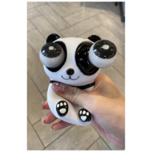Gözleri Patlayan Panda Oyuncak Sıkılabilen Stres Giderici Oyuncak Eğlenceli Oyuncak
