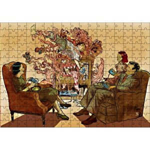 Oyun Konsolunun Hayatımıza Soktukları Puzzle Yapboz Mdf Ahşap 255 Parça