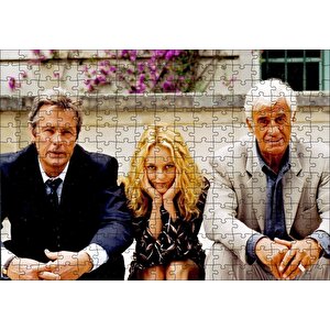 Jean Paul Belmondo Alain Delon Ve Vanessa Paradis Puzzle Yapboz Mdf Ahşap 255 Parça
