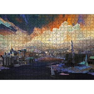 Disco Elysium Sanat Eseri Aleksander Rostov Oyun Sanat Görseli Puzzle Yapboz Mdf Ahşap 500 Parça
