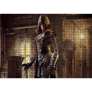 Assassins Creed Sendika Evie Video Oyun Görseli Puzzle Yapboz Mdf Ahşap 1000 Parça