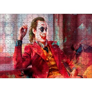 Joker 2019 Film Dc Çizgi Görseli Puzzle Yapboz Mdf Ahşap 255 Parça