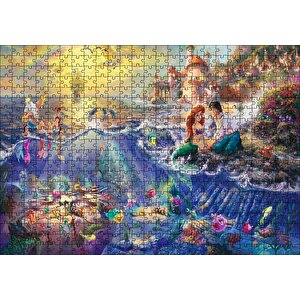 Disney Denizkızı Ve Arkadaşları Puzzle Yapboz Mdf Ahşap 500 Parça