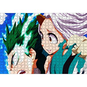 Anime My Hero Academia Eri Izuku Midoriya Görseli Puzzle Yapboz Mdf Ahşap 500 Parça