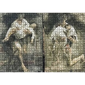 Kucakta Uyuyan Çocuklar Puzzle Yapboz Mdf Ahşap 1000 Parça
