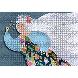 Uluslararası Kadınlar Günü Görseli Çizim Puzzle Yapboz Mdf Ahşap 1000 Parça