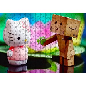 Merhaba Kedicik Yonca Görseli Puzzle Yapboz Mdf Ahşap 255 Parça