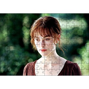 Keira Knightley Gurur Aşk Görseli Puzzle Yapboz Mdf Ahşap 120 Parça