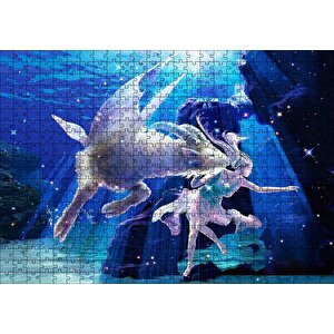 Perisi Ve Koç Burcu Görseli Puzzle Yapboz Mdf Ahşap 500 Parça