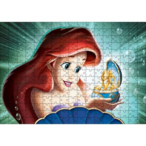 Disney Denizkızı Ve Müzik Kutusu Puzzle Yapboz Mdf Ahşap 255 Parça