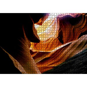 Antilop Kanyonu Kızıl Kumlar Ve Kayalar Puzzle Yapboz Mdf Ahşap 1000 Parça