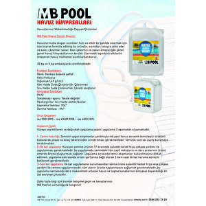 Mb Pool Havuz Sızıntı Onarıcı 5 Kg