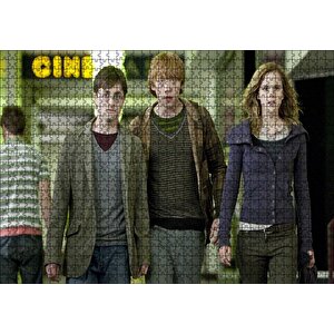 Harry Potter Ve Ölüm Yadigarları Görseli Puzzle Yapboz Mdf Ahşap 1000 Parça