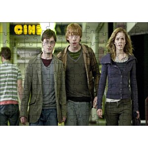Harry Potter Ve Ölüm Yadigarları Görseli Puzzle Yapboz Mdf Ahşap 120 Parça