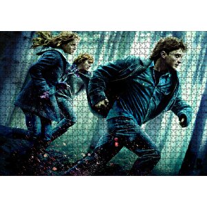 Harry Potter Ve Ölüm Yadigarları Kaçış Görseli Puzzle Yapboz Mdf Ahşap 1000 Parça