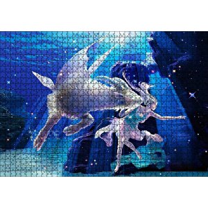 Perisi Ve Koç Burcu Görseli Puzzle Yapboz Mdf Ahşap 1000 Parça