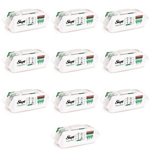 Sleepy Easy Clean Sirke Karbonat Beyaz Sabun Katkılı Yüzey Temizlik Islak Havlusu - 100'lü 10 Paket