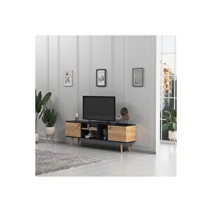 Lagomood Ewo Tv Standı Antrasit Meşe