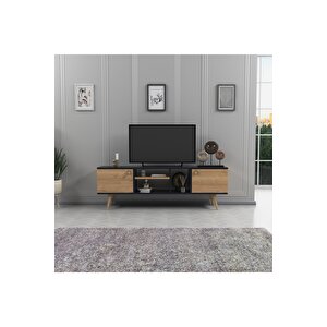 Lagomood Ewo Tv Standı Antrasit Meşe