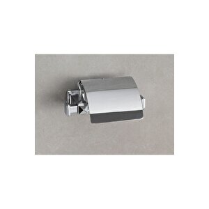 Dorık Kapaklı Tuvalet Kağıtlığı Krom Renk 67x126x167 Mm