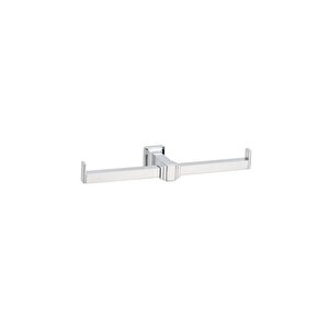 Kubıc İkili Tuvalet Kağıtlığı Krom Renk 44x76x268 Mm