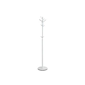 Ayaklı Çoklu Askılık Beyaz Renk 178 cm
