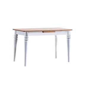 Petek Masa, Atlanti̇k Çam, Beyaz, 120x70