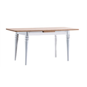 Petek Masa, Atlanti̇k Çam, Beyaz, 120x70