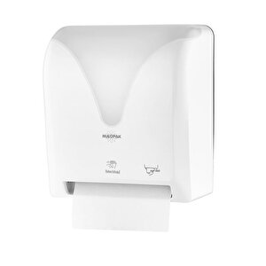 Rulopak Elite Autocut Kağıt Havlu Dispenseri 21 Cm Beyaz