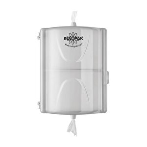 İkiz Mini Cimri İçten Çekmeli Tuvalet Kağıdı Dispenseri - Siyah