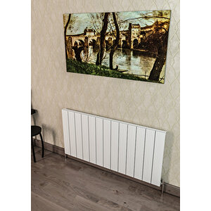 Drama Alüminyum Radyatör 1230 X 600 Pütürlü Beyaz Ral 9016