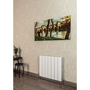 Drama Alüminyum Radyatör 660 X 600 Pütürlü Beyaz Ral 9016