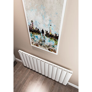 Kavala Alüminyum Radyatör 1230 X 600 Pütürlü Beyaz Ral 9016