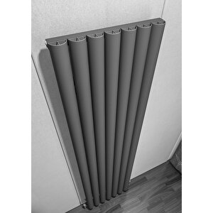 Birgi Alüminyum Radyatör 485 X 1800 Pütürlü Siyah Ral 9005