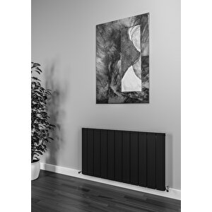 Selanik Alüminyum Radyatör 1040 X 600 Pütürlü Siyah Ral 9005