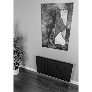 Selanik Alüminyum Radyatör 1040 X 600 Pütürlü Siyah Ral 9005