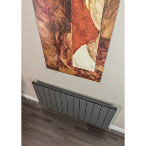 Selanik Alüminyum Radyatör 1230 X 600 Pütürlü Antrasit 7946