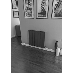 Teos Çelik Radyatör 595 X 600 Pütürlü Siyah Ral 9005
