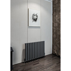 Birgi Alüminyum Radyatör 835 X 600 Pütürlü Antrasit 7946