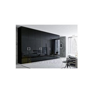1m2 30x30 Cm (11 Adet) Kendinden Yapışkanlı Shıny Düz Siyah Parlak Duvar Ofis Mutfak Karosu Paneli